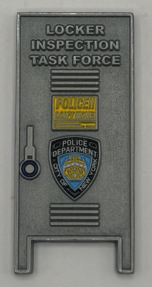 NYPD Locker Inspection Task Force Challenge Coin