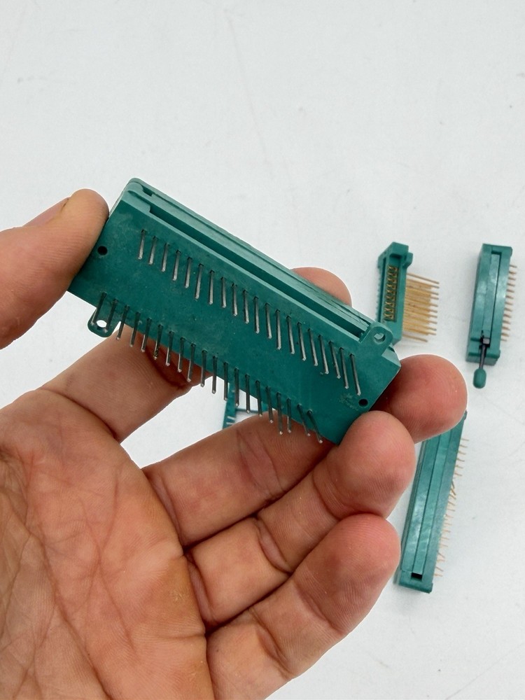 Vintage Textool ZIF IC Socket Old Computer EPROM Programmer Lot Of 6