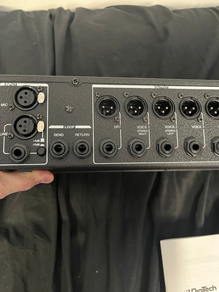 DigiTech Studio Vocalist Vocal Harmonizer Rack Mount Effect Processor W/Manual