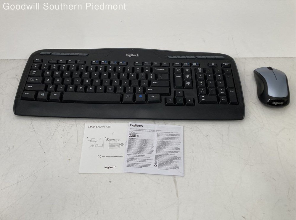 Logitech Advanced MK540 Wireless Keyboard & Mouse Combo - Open Box