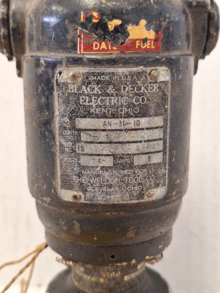 Weldon Tool Fluid Metering Pump Assembly Model 100 - P/N: AN-M-10