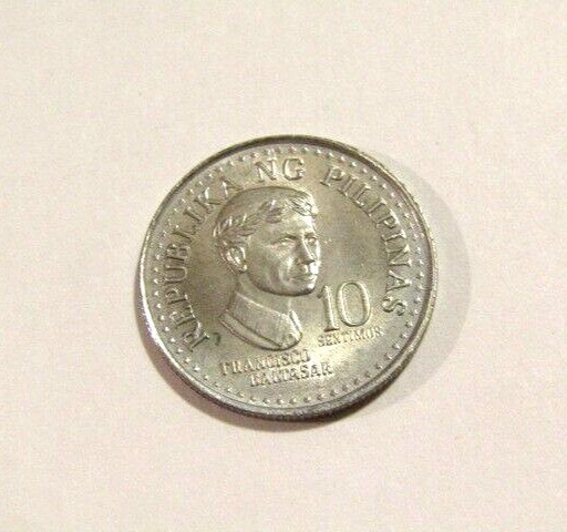 Philippines 1975 10 Sentimos unc Coin