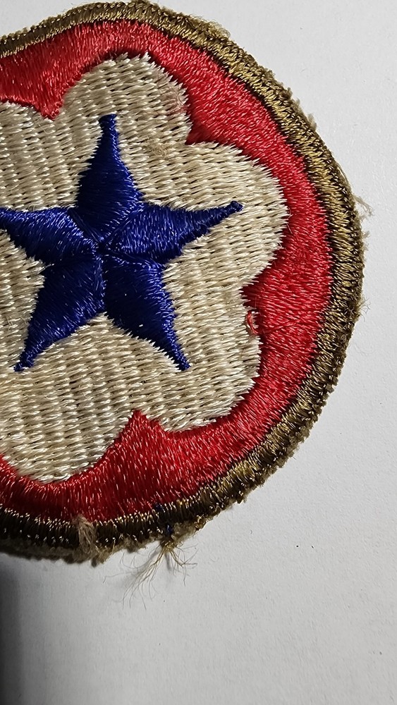 WWII US Army Service Forces Patch Green Border Variation WWII