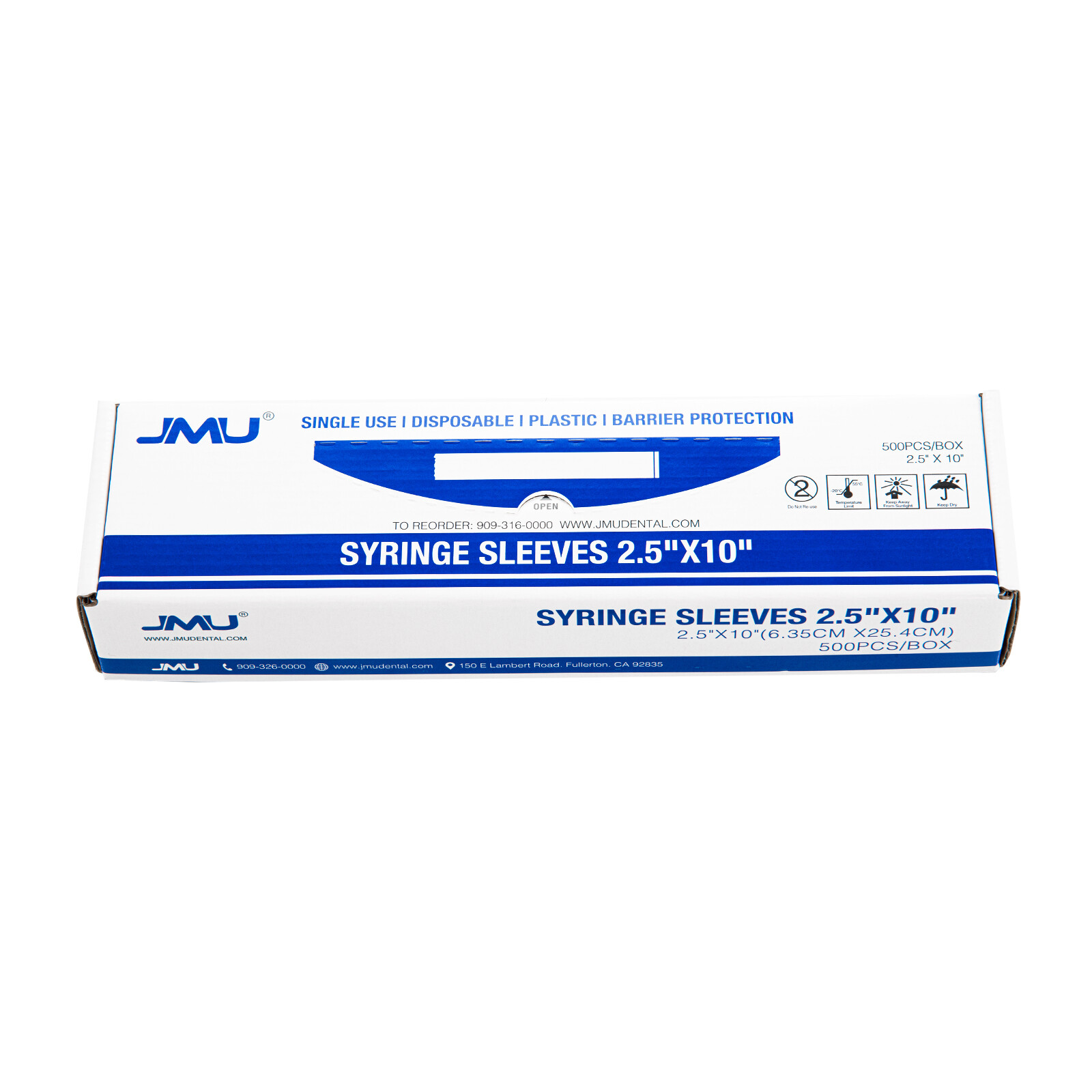 10Boxes JMU Dental 3 Way Air Water Syringe Sleeves Handpiece Covers 2.5"x10"
