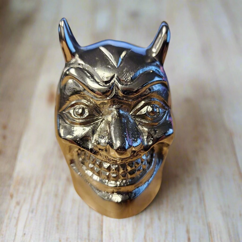 Devil Gear Shift Chrome Plated Aluminum Knob (3" x 3" x 2.5")