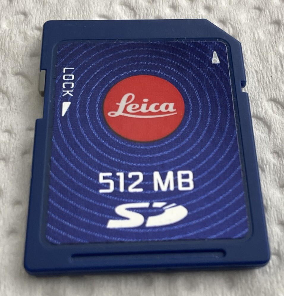 Leica 512MB SD Memory Card - Tested - Tracked Postage