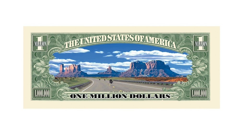 Biker Motorcycle Million Dollar Bill - Pack of 50