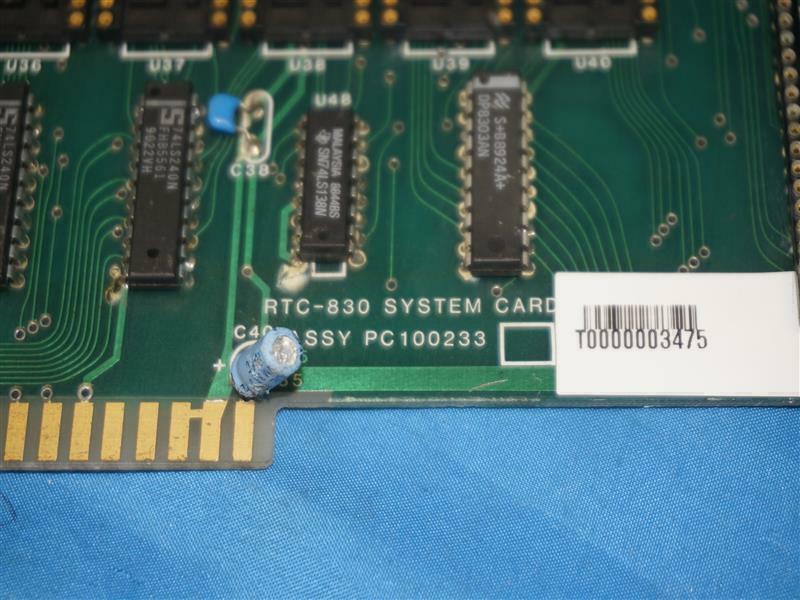 RTC-830 PC100233 Board w/ missing parts
