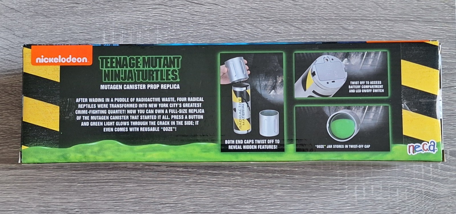 TMNT MUTAGEN CANISTER PROP REPLICA 2018 NECA New