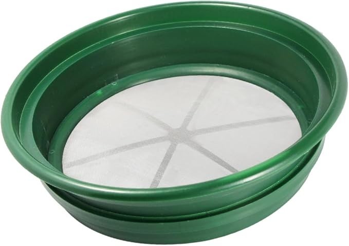 SE GP2-1100 Patented Stackable 13-1/4" Sifting Pan, Mesh Size 1/100