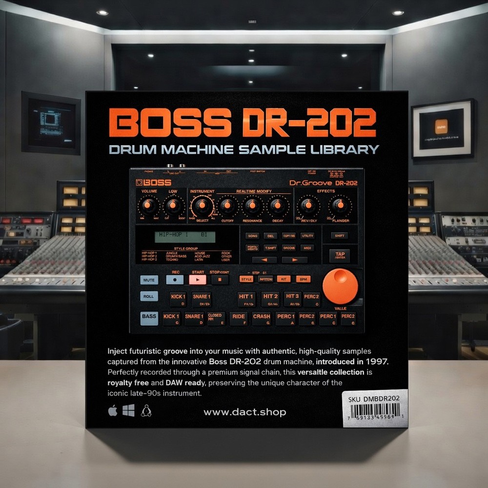 Boss DR-202 Drum Machine Sample Library