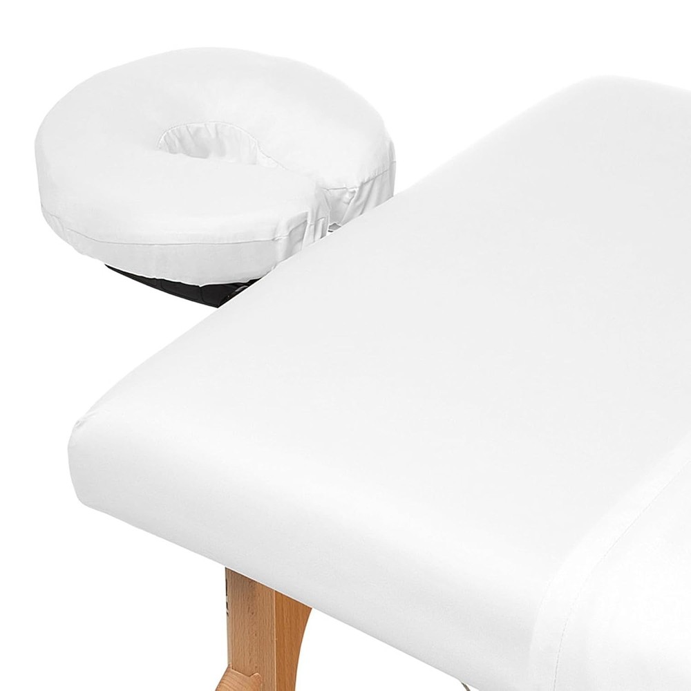 Luxurious Microfiber Massage Table Sheet Set - Flat, Fitted & Face Cradle Cover