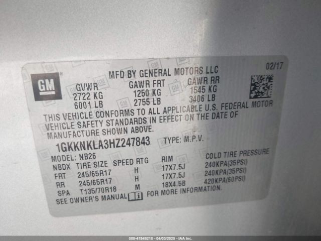 CONTROL PANEL OEM 2017 GMC ACADIA 1YR WRNTY