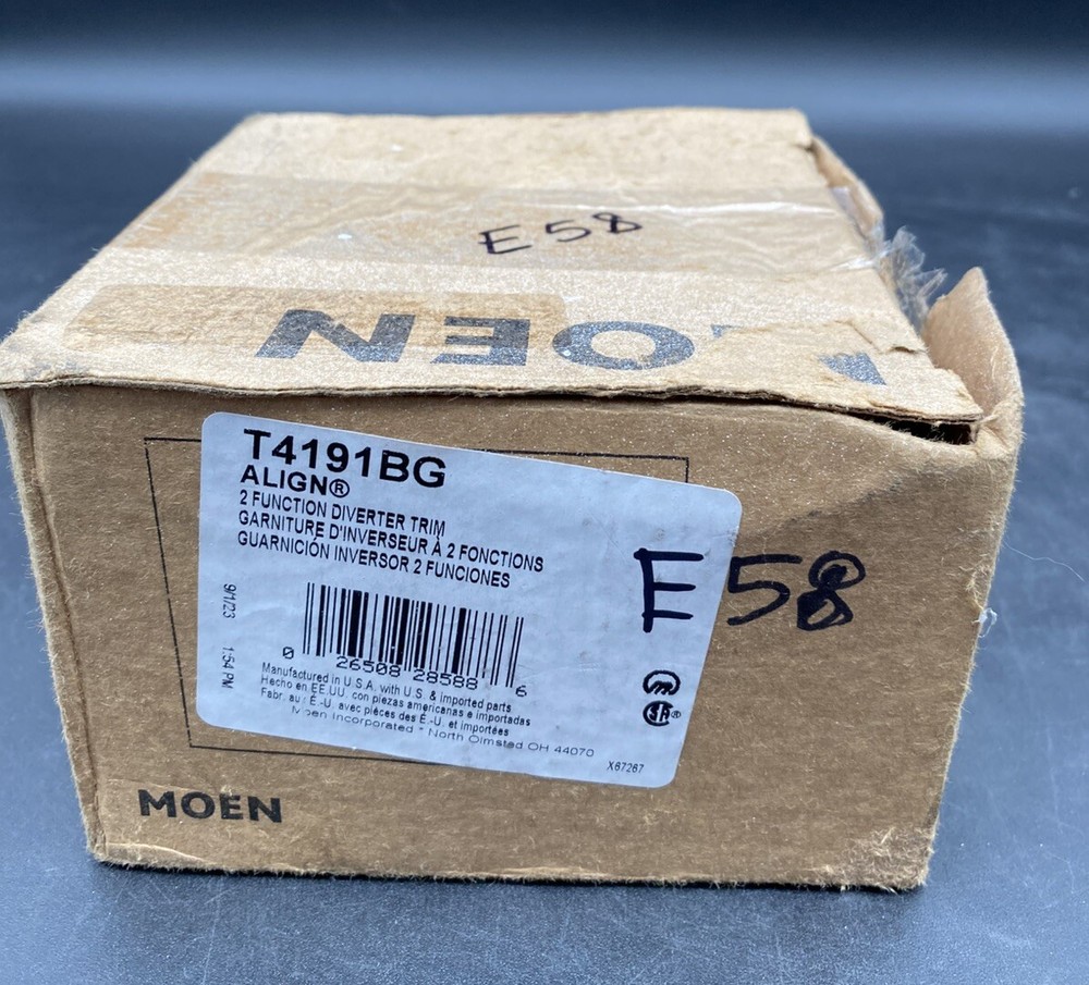 Moen Align 2 Function Diverter Trim In Gold T4191BG