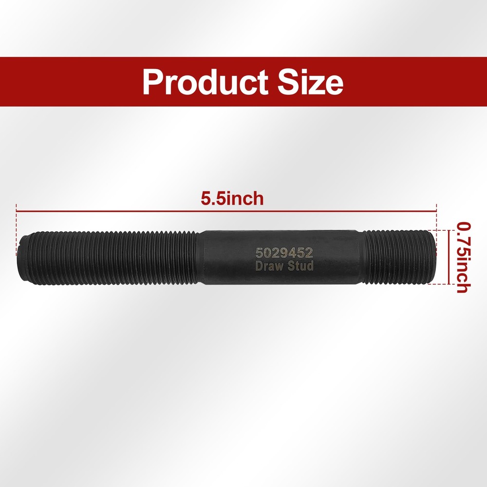 29452 Knockout Draw Stud, Knockout Punch Kit Compatible with Greenlee Hydraul...