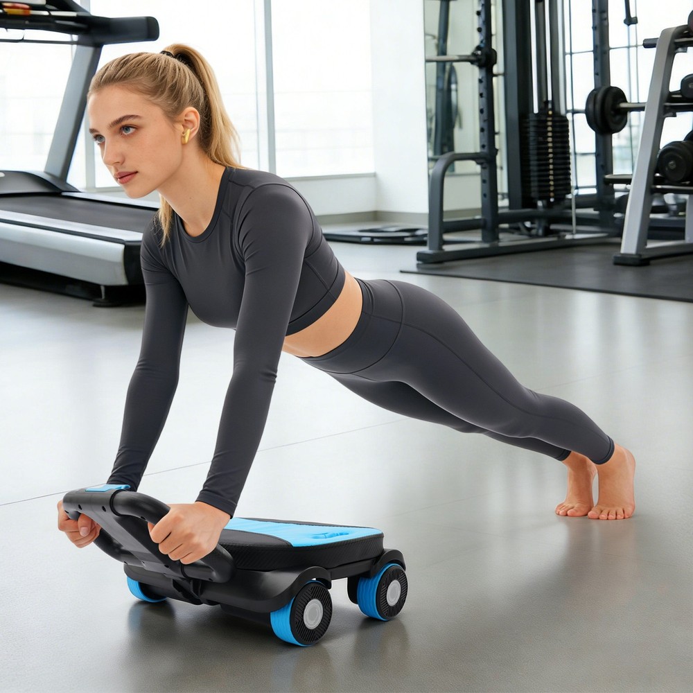 Four-Wheel Elbow Support Abdominal Roller, AB Roller Wheel, Abdominal Roller