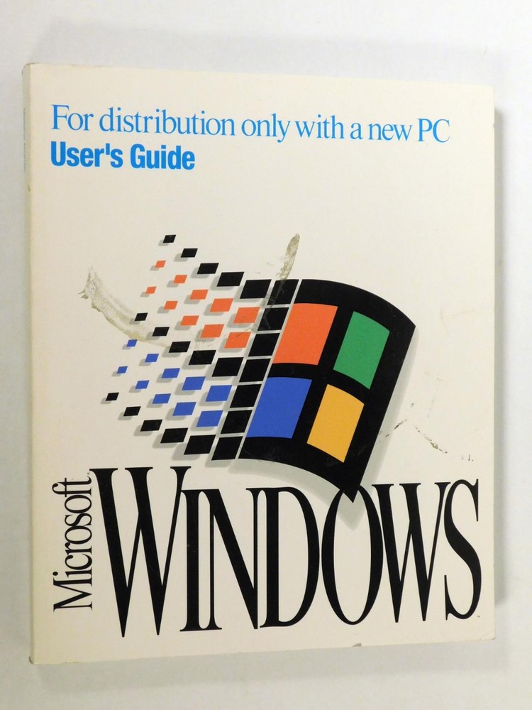 1993 Microsoft Windows Version 3.1 Operating System Users Guide Manual