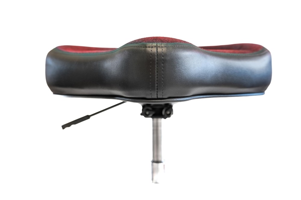 Nitro Gas Drum Throne with Original Saddle, Red