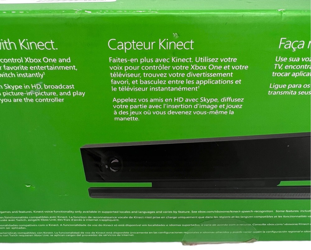 Xbox One Kinect Sensor By Microsoft With Box And Instructions Preowned Untested