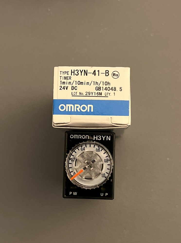 Omron Timer H3YN-41-B solid-state analog long-range 1 Min-10h timer LED H3YN41B