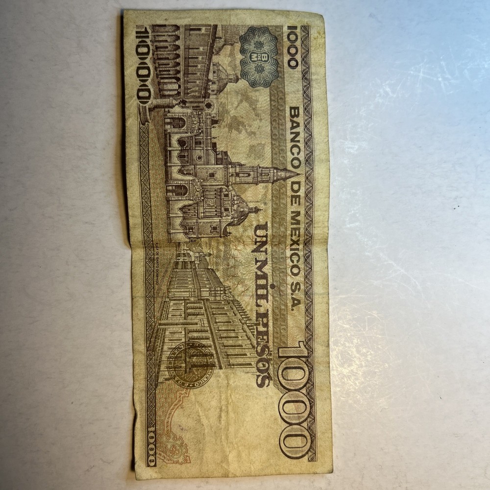 Banco De Mexico 1000 Mexican Pesos
