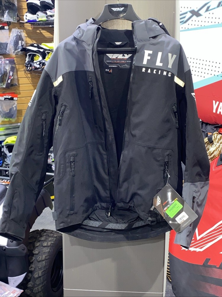 FLY RACING CARBON JACKET BLACK/GREY - 470-4130M