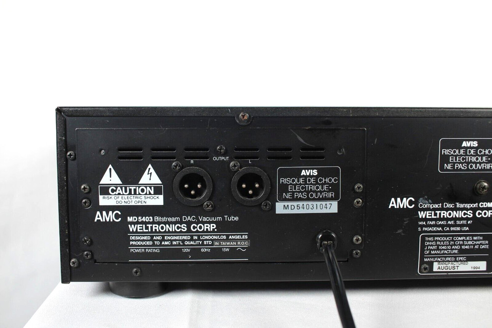 AMC CDM7 Compact Disk Transporter HOME Automation Series W/AMC MD5403 MODULE