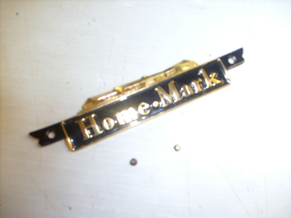 Vintage Home Mark Precision sewing machine NAME PLATE EMBLEM original