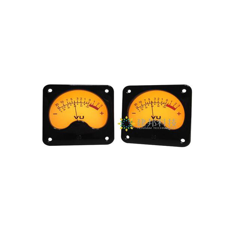 2PCS TR-57 High-Precision VU Meter Front Level Meter with Backlight