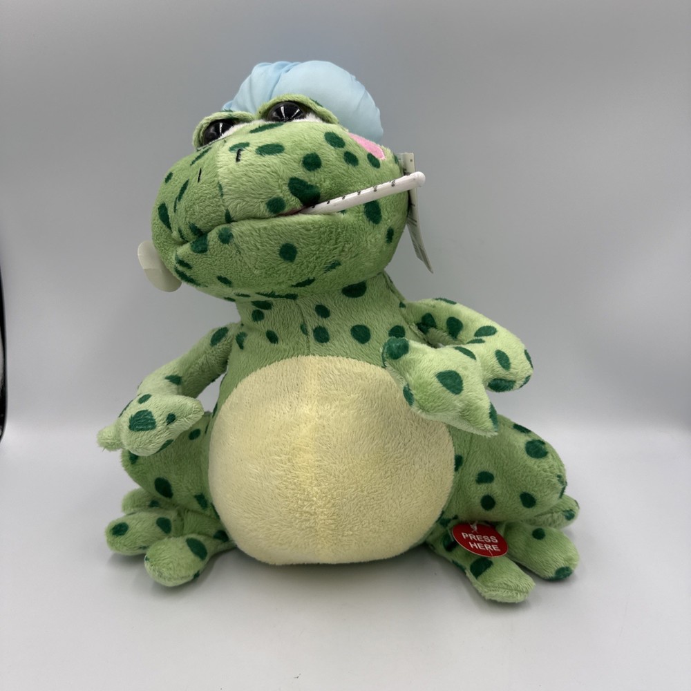 Fever Frog 12" Animated Sing Plush Light Cheeks Movement Musical Cuddle Barn