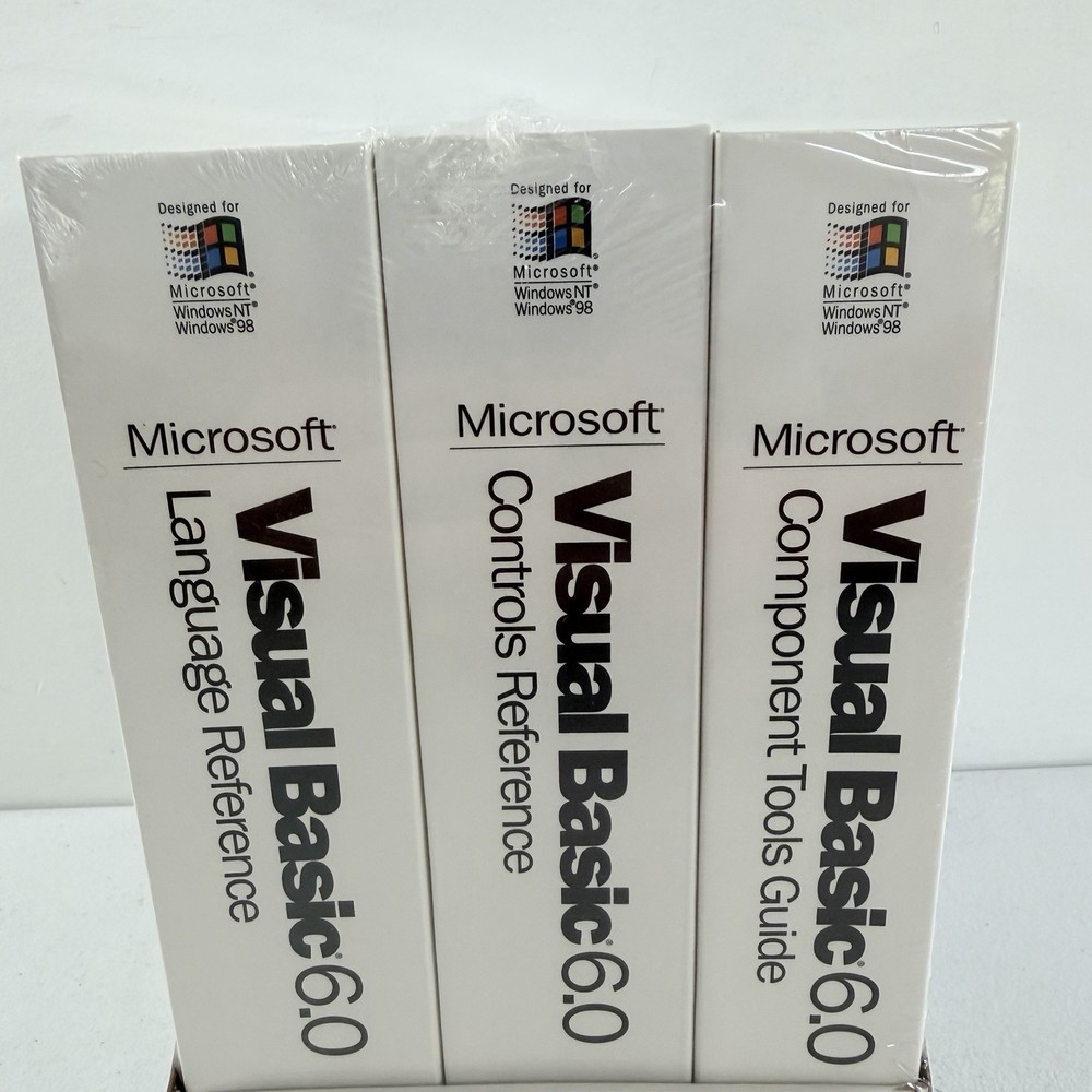 Microsoft Visual Basic 6.0 Reference Library 1998 Microsoft Press 3 Book Set