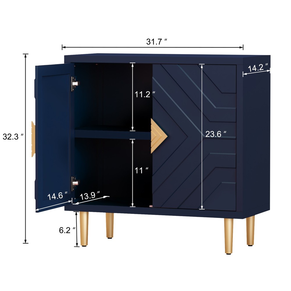 New Modern Sideboard Accent Cabinet Kitchen Buffet Console Table Dining Room