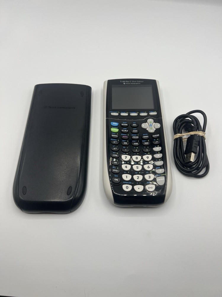 Texas Instruments TI-84 Plus C Silver Edition Graphing Calculator - Tested