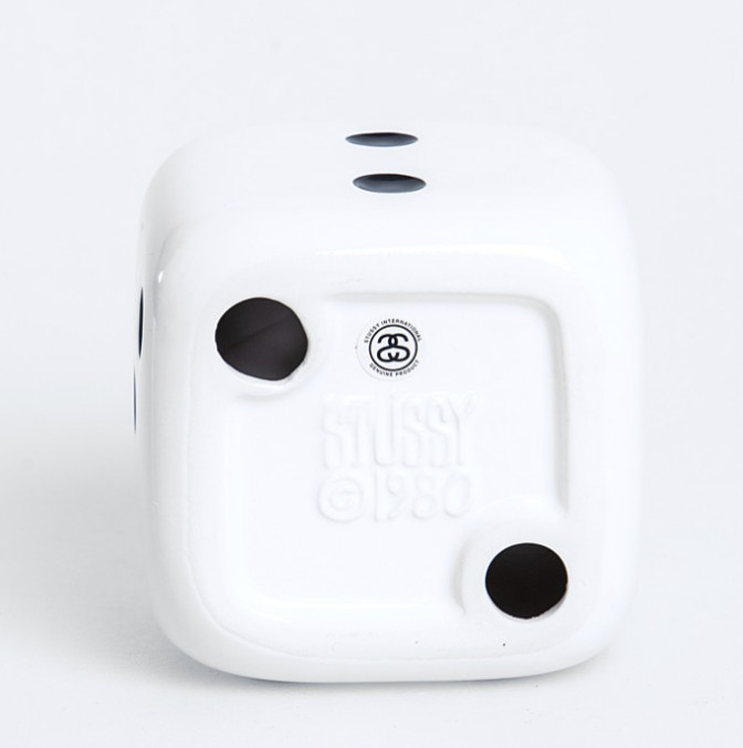 STUSSY CERAMIC DICE ASHTRAY