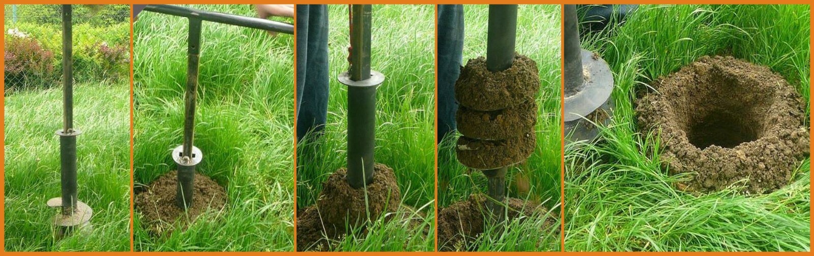 PWSAM DIY WATER WELL DRILLING KIT HAND WELL AUGER DIY 3 - 55 FT + Bailer