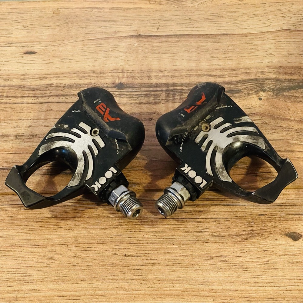 Low Mileage LOOK A3.1 Clipless Road Pedals Black 9/16