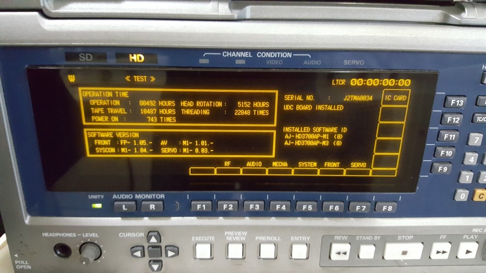 Panasonic AJ-HD3700A " Free Shipping"