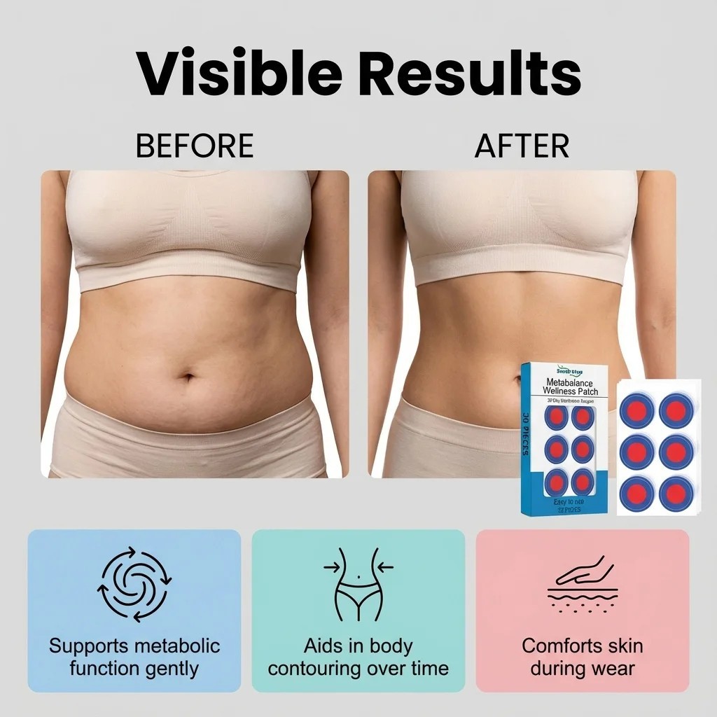 30PC Purisaki Weight Loss Plasters Pack of 30 Metabalance Patch Quick Fat Burner