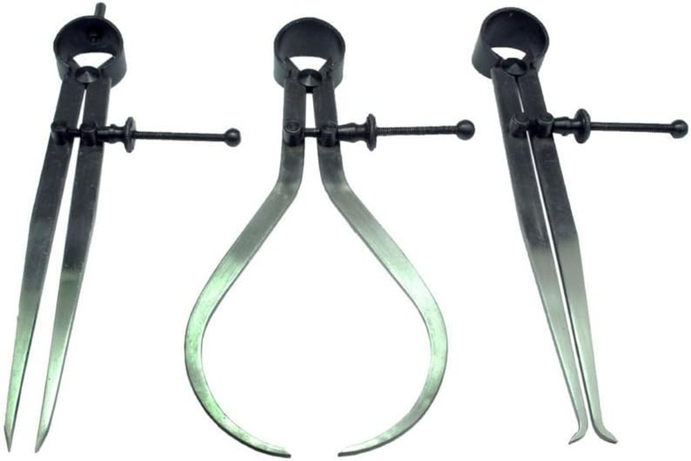 New Spring Caliper 8" / 200Mm - 3 Piece Set inside outside Divider