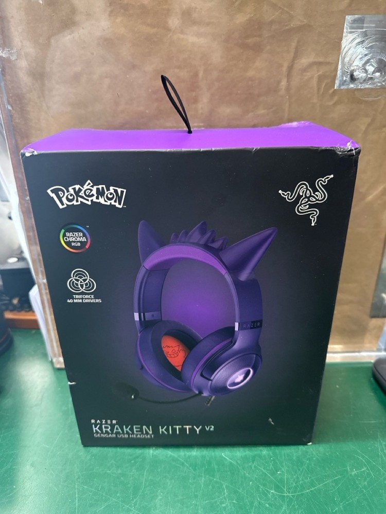 Razer Kraken Kitty v2 Gengar USB Wired Headset (E10049094)