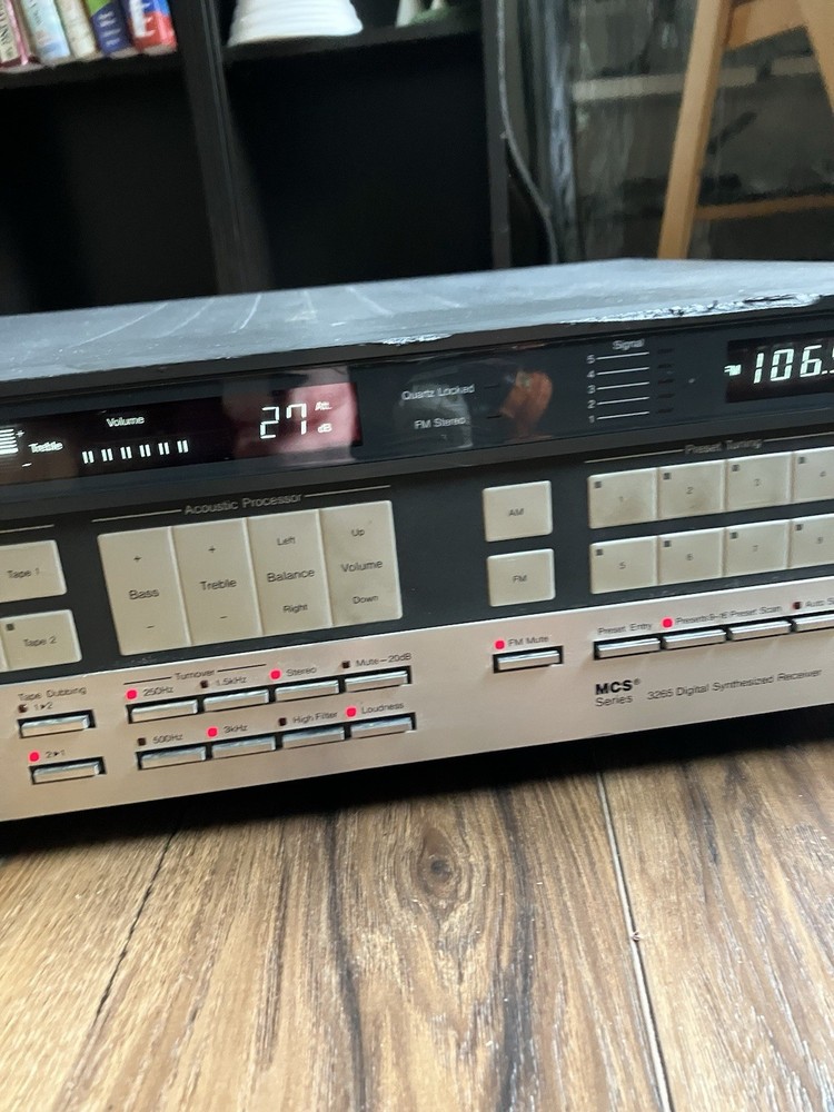 MCS 3625 Modular Component Systems Digital Synthesized Stereo Receiver Tested