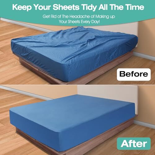 Bed Sheet Straps, Easy to Install Bed Sheet Clips, Fitted A-white, 4pcs Set
