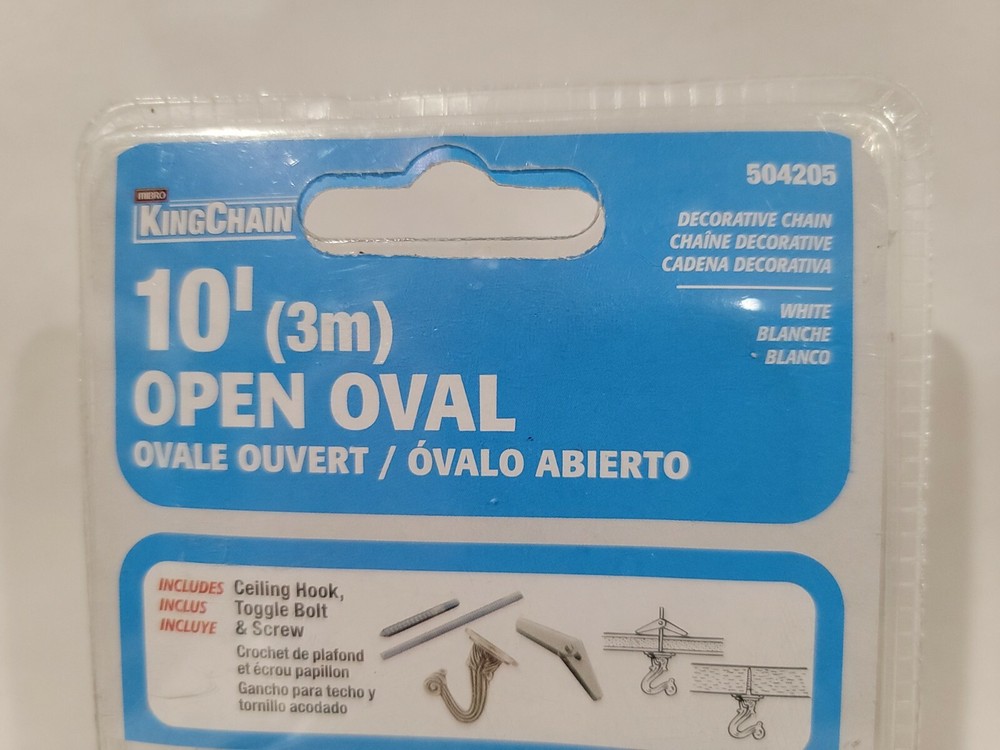 MIBRO KINGCHAIN 10" (3mm) OPEN OVAL 504205