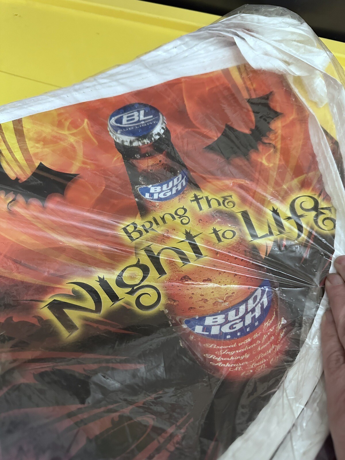 Bud Light Budweiser Select Halloween Bats Pennant Banner Bring the Night to Life