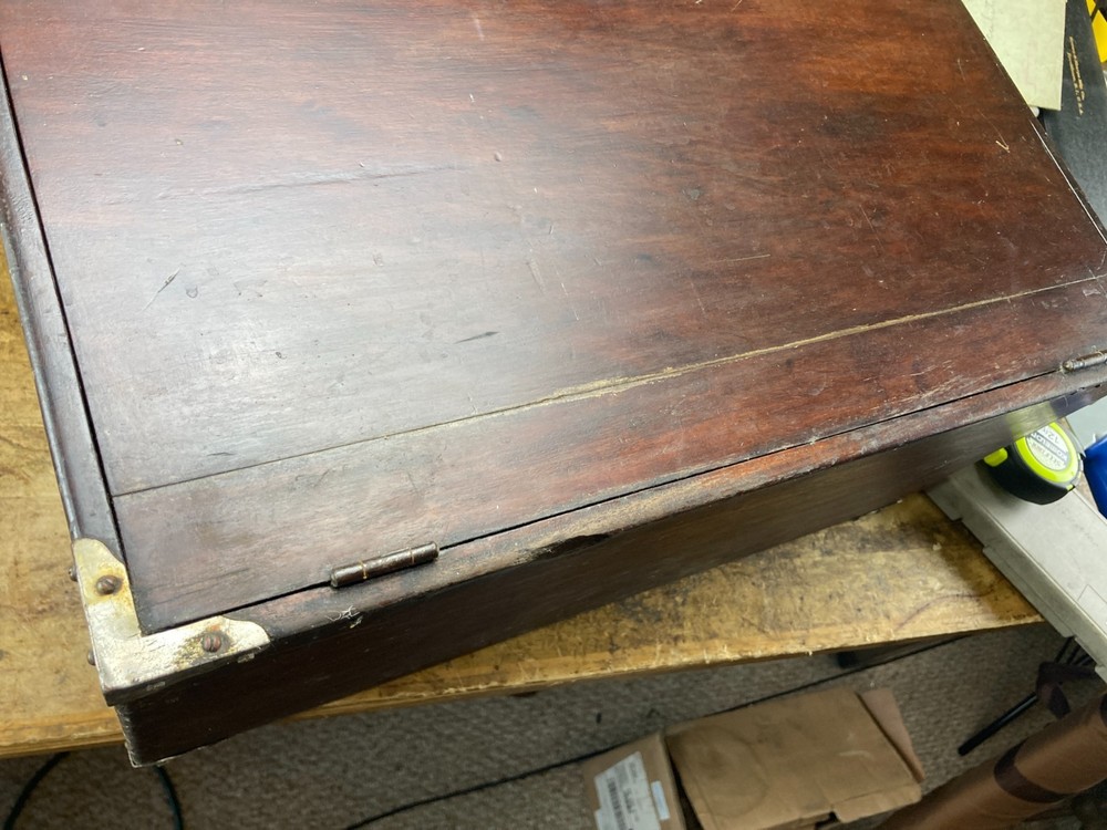 Early Handmade Custom Machinist Tool Chest Box