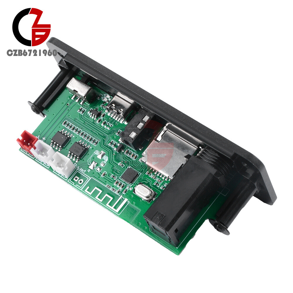 MP3 Bluetooth5.3 Power Amplifier Decoder Board USB TF FM Radio 2*3W Audio Player