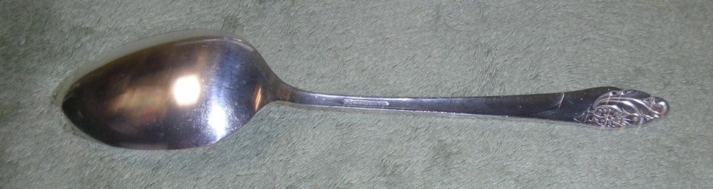 1 ~ EVENING STAR ~ Oneida Community ~ SERVING SPOON ~ c1950