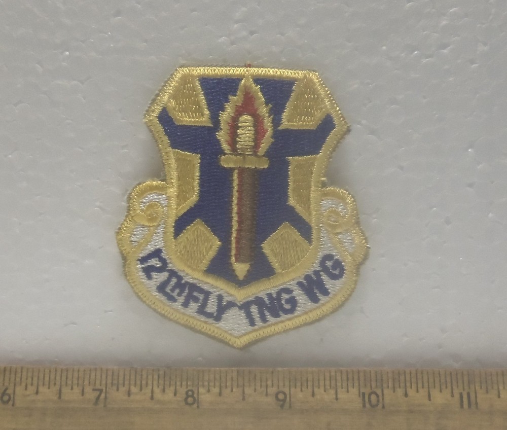 US Air Force - 12th Flying Training Wing Embroidered Patch