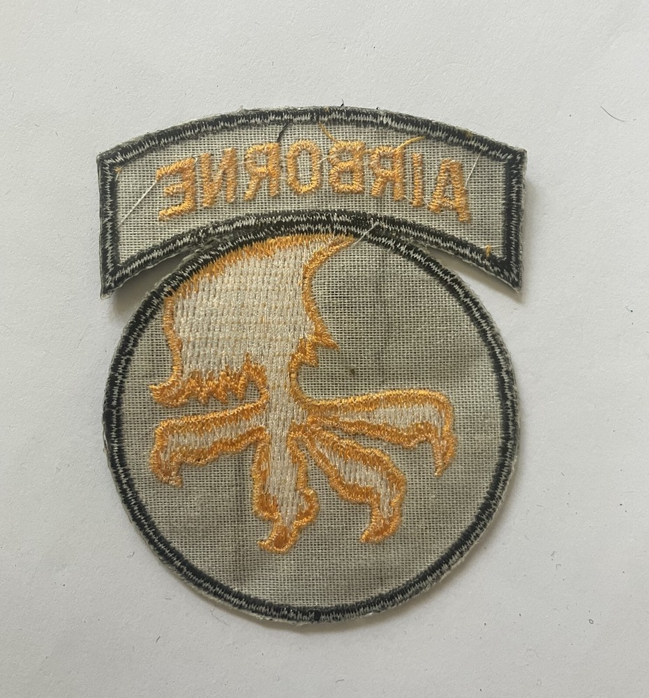 US Army 17th Airborne Division unit patch, post war for veterans
