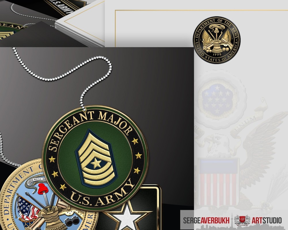 Customizable US Army Sergeant Major 5x7 Invitation Template DIGITAL DOWNLOAD